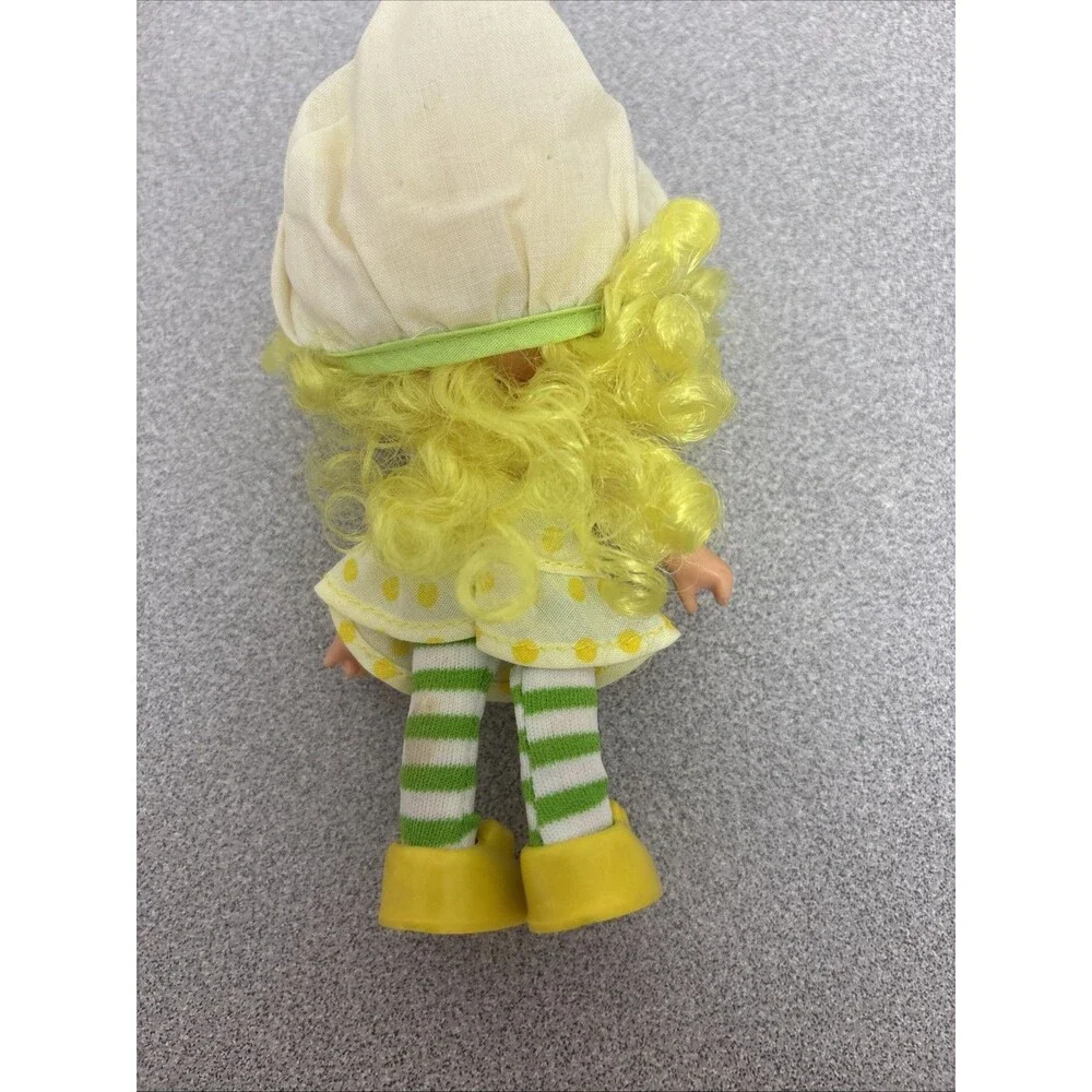 VTG 1979 Strawberry Shortcake Lemon Meringue Doll And Frappe Frog Pet, Red Comb